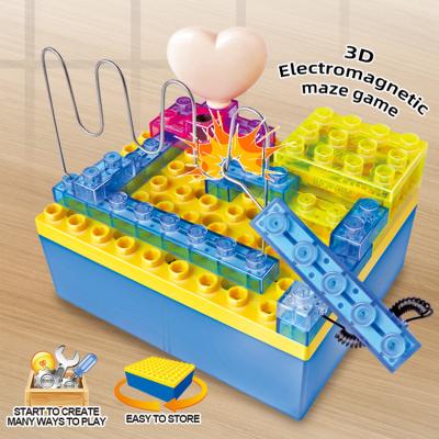 China Building Blocks Toy Mainan Electric Lighting Children's 25pcs Various Circuit Science Plug-in Education Switch Physics Toys for sale