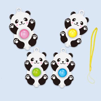 China TPR New Panda Finger Bubble Music Press and Decompress Rodent Pioneer Decompression Children's Squeeze Toy for sale