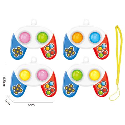 China New TPR game handle finger bubble music border press to decompress rodent pioneer decompression toy for sale