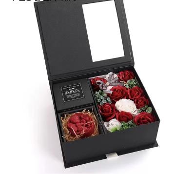 China Various 2022 New And Hot Flowering Mother's Day Valentines Day Plant Rose Soap Artificial Flowers For Gift Box for sale