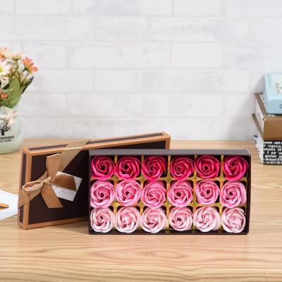 China Valentine's Day Gift& Wedding Festival Decoration Factory Supply Hot Selling 18pcs Forever Soap Rose Flowers For Perfect Birthday Valentines Day Gifts for sale