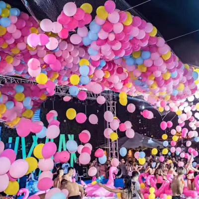 China Custom Wedding Party Decoration Drop Nets Plastic Balloon Holder Balloon Net for sale