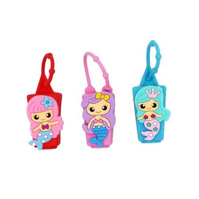 China PVC 30ml Mermaid Sanitizer Holder Mermaid Favors Birthday Gift Party Supplies for sale