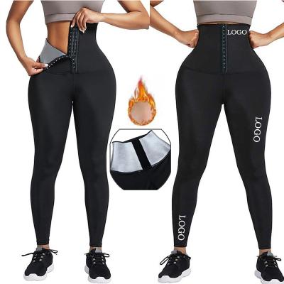 China New Viable Belt Abdomen Fitness Sauna Pants Women Sports Yoga Pants Sweating Fat Burning Waist Training Gaiters for sale