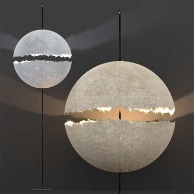 China Modern Nordic Designer Semicircular Glass Moon Floor Lamp For Hotel Living Room And Bedroom Decorative Hom Floor Lighting Lamps for sale