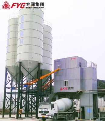 China HZS120 Automatic Concrete Mixing Plant Construction machinery batching en venta