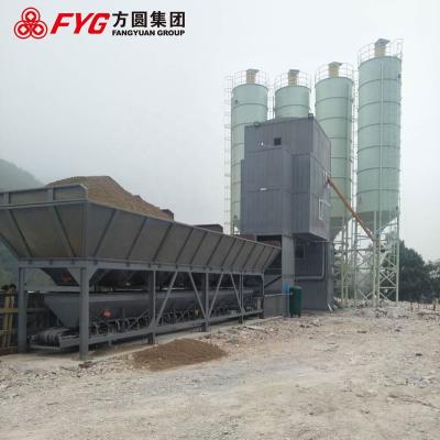 China FYG HZS90D CBM concrete mixing mobile construction plant batching en venta