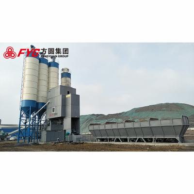 中国 HZS120D Cement Concrete Mixing Plant station stationary type 販売のため