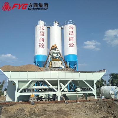 China Chinese Supplier Cement Concrete Mixing Plant Fast Assembling Stationary Concrete Batching Mixer en venta