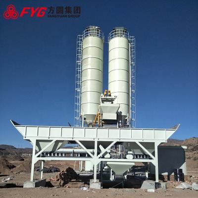 China Mobile ready mixed concrete mixing batching plant for sale Te koop