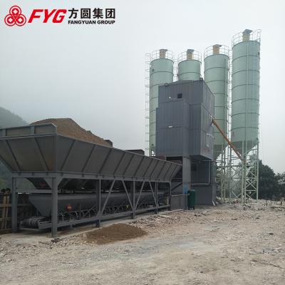 China Stationary Concrete Mixer Capacity 90m3/h Concrete Batching Plant HZS90D Te koop