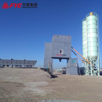 China HZS90D 1.5m3 water Concrete Mixing Batching Plant chiller ready mix for sale Australia Te koop