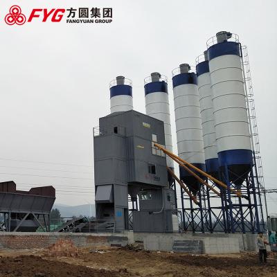 中国 FYG batching Mobile Concrete Mixing Plant price HZS180D for sale 販売のため