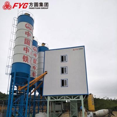 China Automatic 120m3/h mobile construction Concrete Batching Mixing Plant en venta