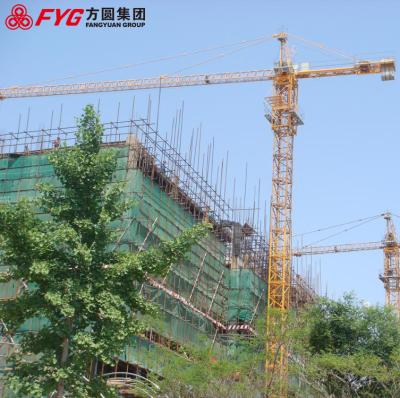 China High efficient Erecting Tower Crane cheap price10 tons manufacture Te koop