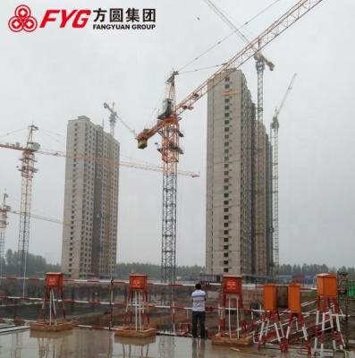 China TC5510A self erecting tower crane High efficient cheap price10 tons for sale