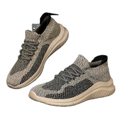 China New style breathable flight knit shoe upper factory direct couplezapatos deportivos sports shoes 36-45 for sale