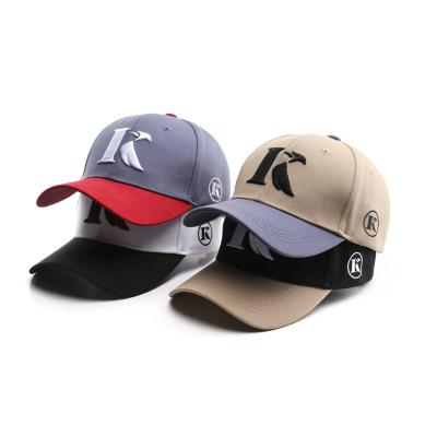 China JOINT Luxury 3d Embroidered 6 Panel Cap Two Tone Baseball Hats Baseball Dad Hat for sale