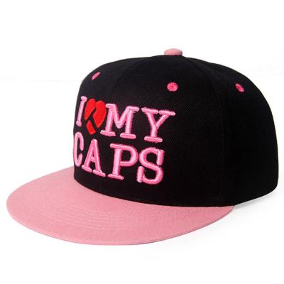 China JOINT Acrylic Snapback Cap Hip Hop Panel Flat Brim 3d 6 Brim Embroidery Custom Caps Logo Mens Snapback Hats for sale