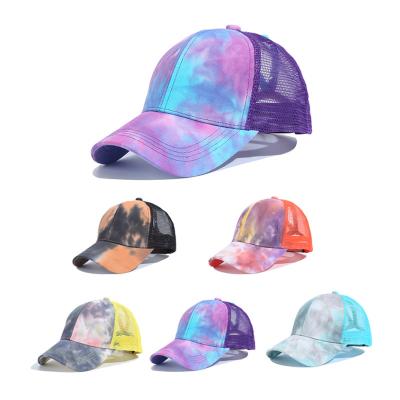 China breathable & Custom Logo Breathable Waterproof Fashion Colorful Outdoor Sports Mesh Baseball Cap Trucker Hat for sale