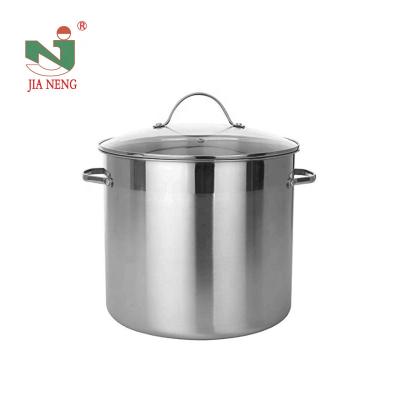 China Factory Direct Sale Sustainable Stainless Steel Stock Pot In Different Size for sale