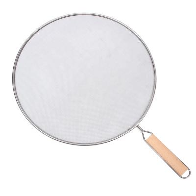 China Factory Direct Selling Viable High Quality Cookware Stainless Steel Oil Splatter Screen Shield for sale