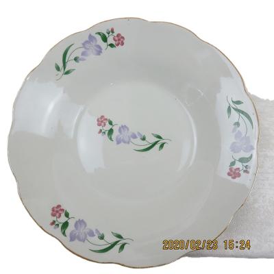 China Factory Supply Viable High Quality Elegance Design 9 Cut Aboard Soup Dish for sale