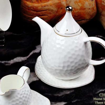 China Factory Sale Viable Hot 17pcs Coffee Cup Saucer Set And Tea Set for sale