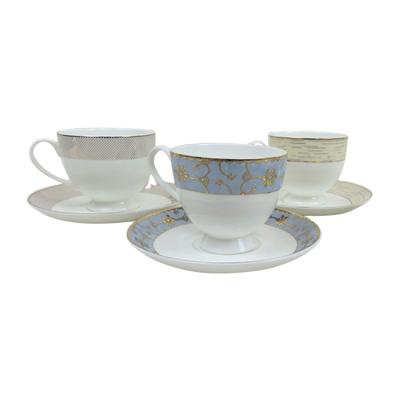 China Western Manufacturers The Boen China Direct Selling Cup Saucer Porcelain Cup Saucer for sale