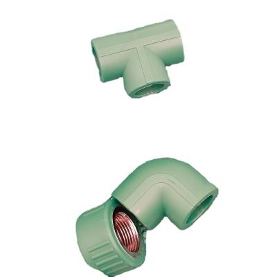 China High quality water supply all kinds of ppr plastic pipe fittings cooling system ppr male and female plug injection for sale