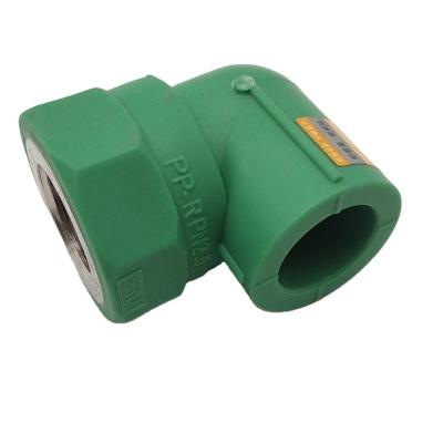 China Water Supply Intake PPR Pipes And Fittings Male Famale Intake Elbow for sale