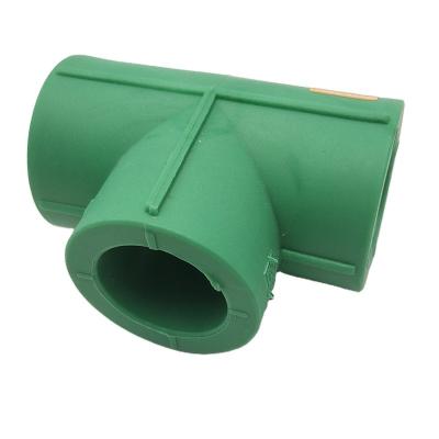 China Water supply PPR factory good quality fitting all types of ppr fittings names ppr stitch fit drawing to reduce tee CAD drawing for sale