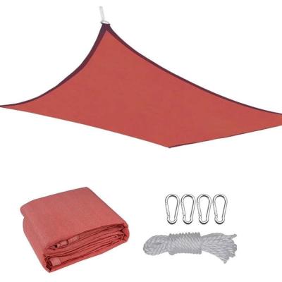 China Outdoor Waterproof Anti-UV Fixing Fire Retardant Kit Rectangle Sun Shade Sails of UV-Resistance Waterproof 3x4m for Garden for sale