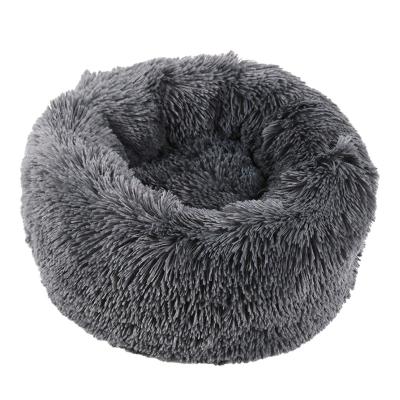 China Large Diameter 90 Cm Donut Luxury Soft Orthopedic Breathable Waterproof Memory Foam High Dog Bed for sale