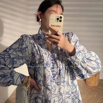 China Fashionable Girls Unique Casual Anti-Pilling Women's Elegant Regular Blouse for sale