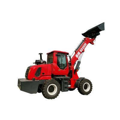 China Hotels LUZUN Professional Factory 3ton Multi Function Front End Boom Wheel Telescopic Loader With Bucket for sale