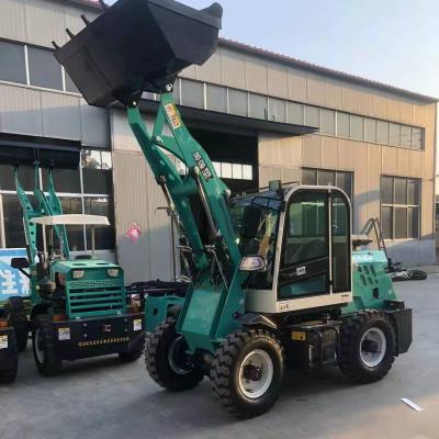 China Hotels Factory Sale 0.8ton Multi Function Wheel Loader Euro3 Euro5 Diesel Engine 4*4 Drive Mini Construction Machinery for sale