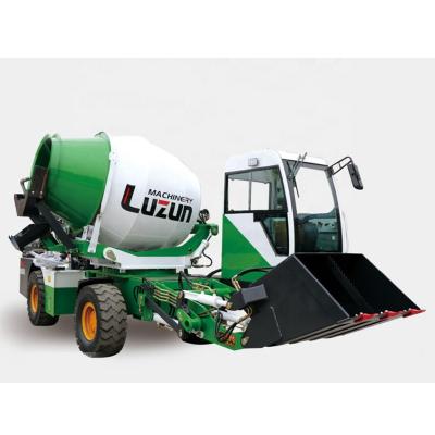 China Construction worksÂ   1.2 Cubic Meter Diesel Mobile Concrete Mixer Truck For Pavement Paving With Air Conditioner for sale