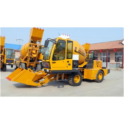 China Hydraulic Engine 1.6cbm Concrete Mixer Drum Truck For Sale Luzun 300L for sale