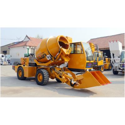 China Automatic Feeding 1.6CBM Mixing System Mini Concrete Mixer Truck For Sale Sri Lanka 300L for sale