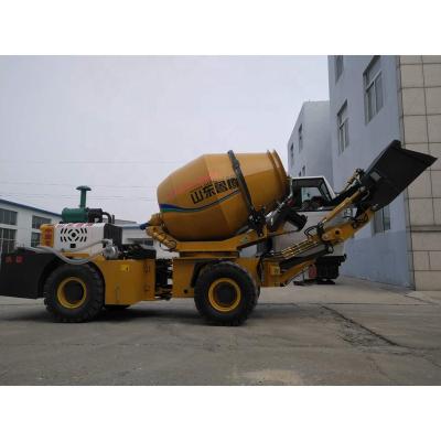 China 1.6CBM High Efficiency Concrete Mixer Automatic Concrete Mixer Truck 300L for sale