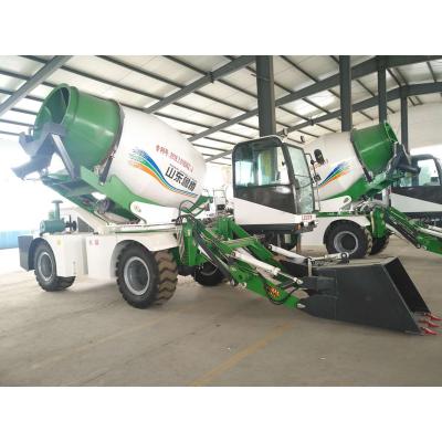 China building channel 2.0cbm concrete mixer truck for sale 400L for sale