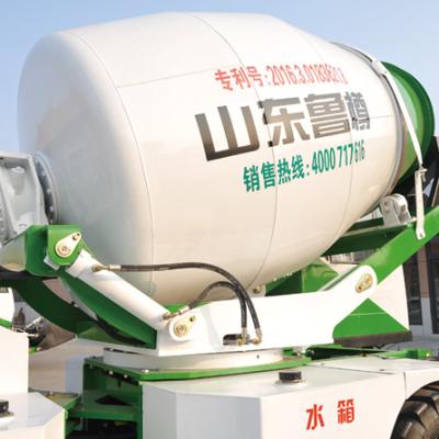 China Hotels factory price for sale mobile 3 cubic meters 270 degree rotation self loading concrete mixer truck cement mixer luzun for sale