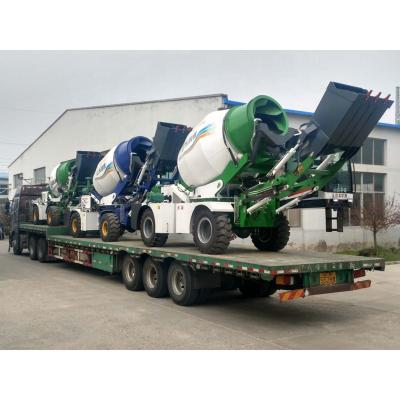 China Self Loading 3.5 Cubic 600L Concrete Mixer Truck for sale