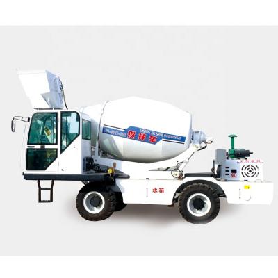 China 4.0 CUBIC concrete mixer with pump / portable concrete mixer truck 700L for sale