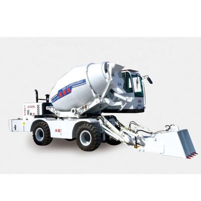 China 4m3 Self Loading Concrete Mixer Truck / Self Loading Truck 700L for sale