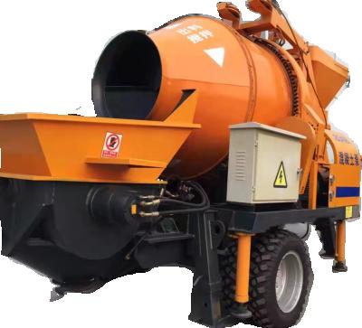 China Construction Building Equipment Diesel Portable Concrete Mixer With Pump Cement Construction Machine For Sale for sale