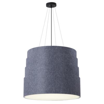 China Scandinavian Factory Hot Sales Feature Dining Lights Square PET Felt Pendant Light Led Chandelier for sale