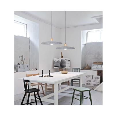 China Factory Price Modern Cheap Hot Selling Recycled Dining Room Pet Felt Modern Led Pendant Light Chandelier for sale