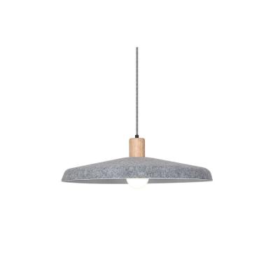 China Nordic Warm Wood Style Modern Indoor Living Room Pet Felt Pet Eu Modern Design OEM Sale Pendant Lamp for sale